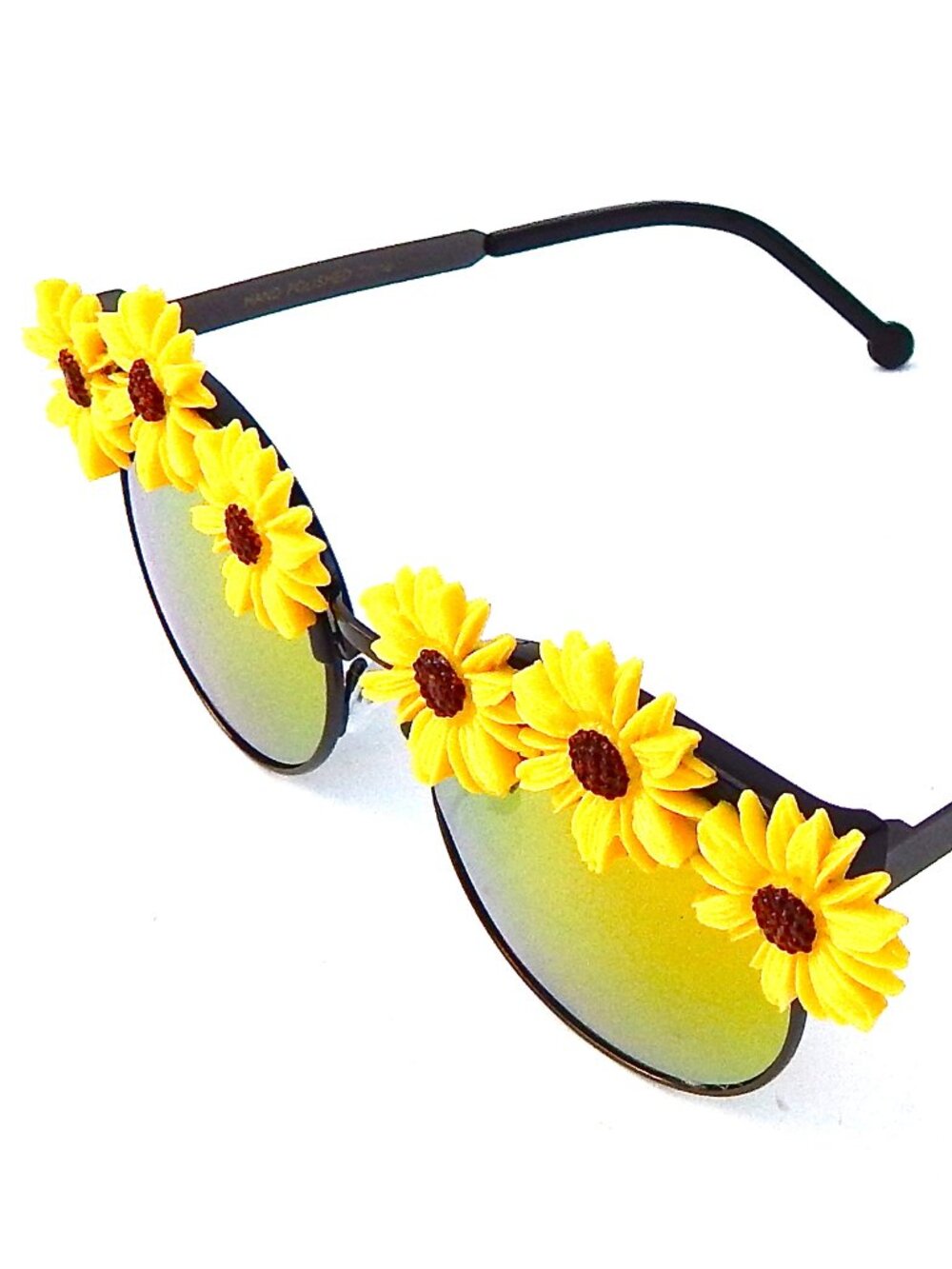 GASOLINE GLAMOUR CANARY DAISY ACID COCO GLASSES 🌼🌼🌼